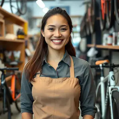 Mimi, shop owner and founder