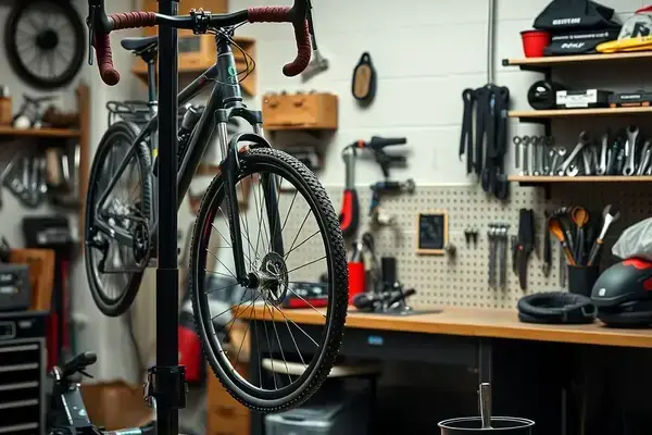 Our bicycle repair workshop